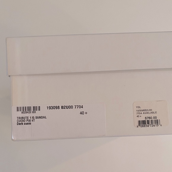 NEW: Yves Saint Laurent / Tribute 105 Platform Sandal / Size 40.5 - Picture 5 of 6